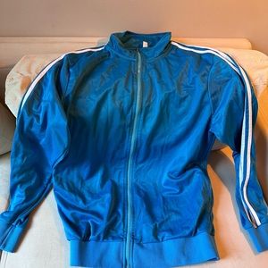 Light blue adidas-like jacket
